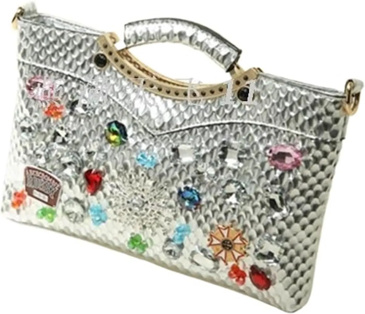 Rhinestone Bags Women Handbags Lady Diamond Rhinestone Chain Evening Bag All-Match Underarm Bag Shoulder Crossbody Bags
