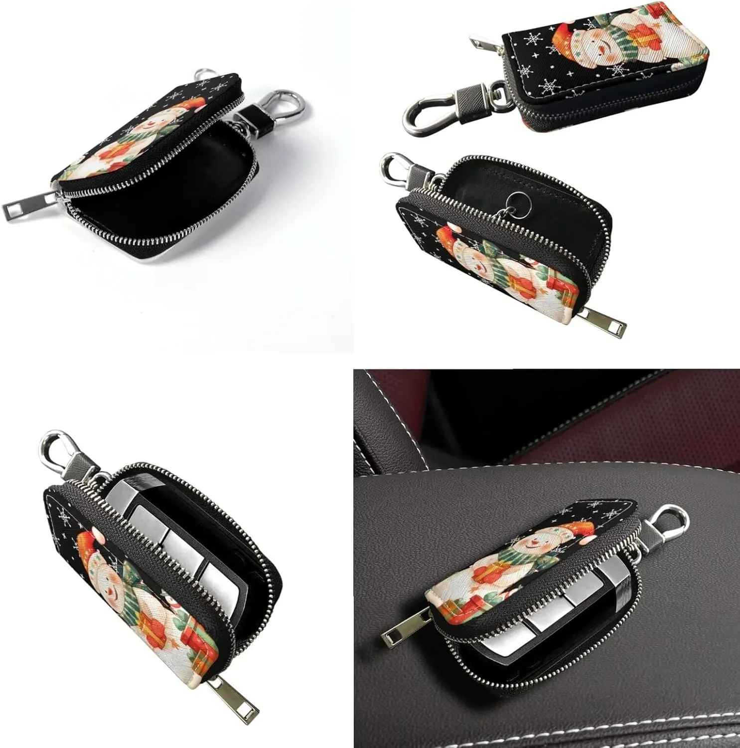 Rnyleeg 2 pcs Large Crossbody Bag for Women Leather Hobo Handbag for Work Bucket Bag with Matching Leather Car Key Cover