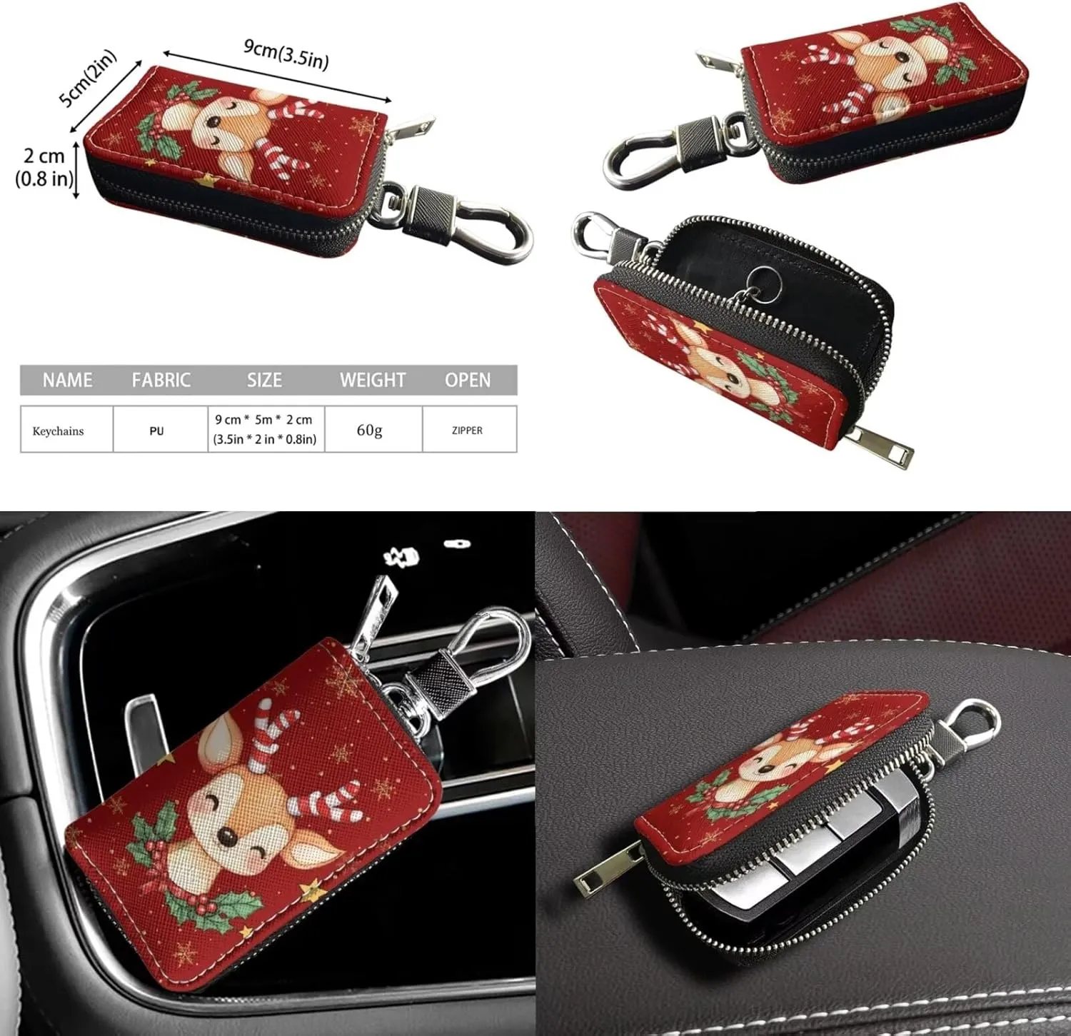 Rnyleeg Crossbody Bag for Women Leather Hobo Handbag with Pocket Bucket Bag with 2 pcs Adjustable Strap Matching Car Key Case