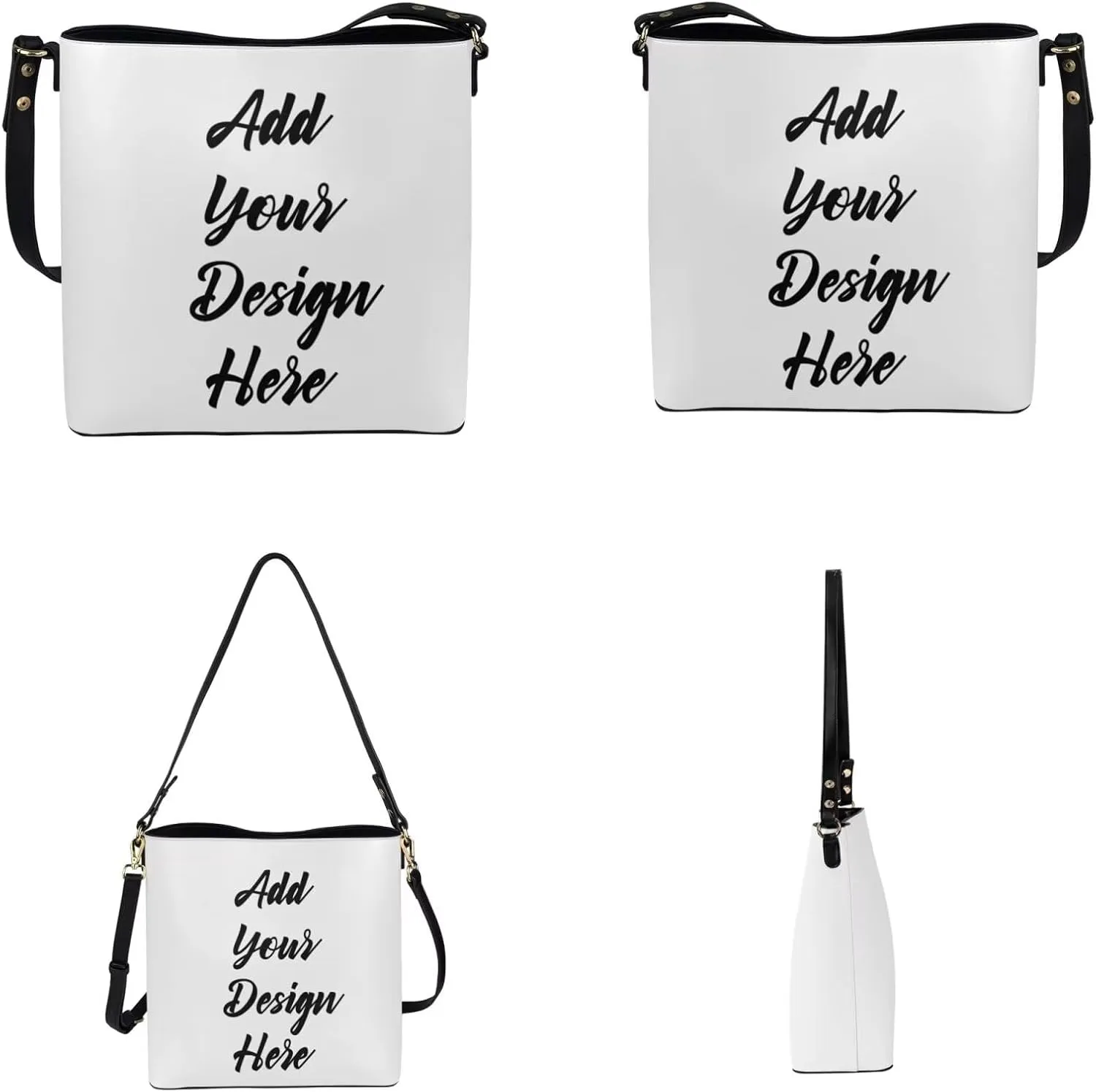 Rnyleeg Leather Crossbody Bags for Women Large Capacity Hobo Bag with 2 PCS Adjustable Strap Matching Waterproof Wallet Purse