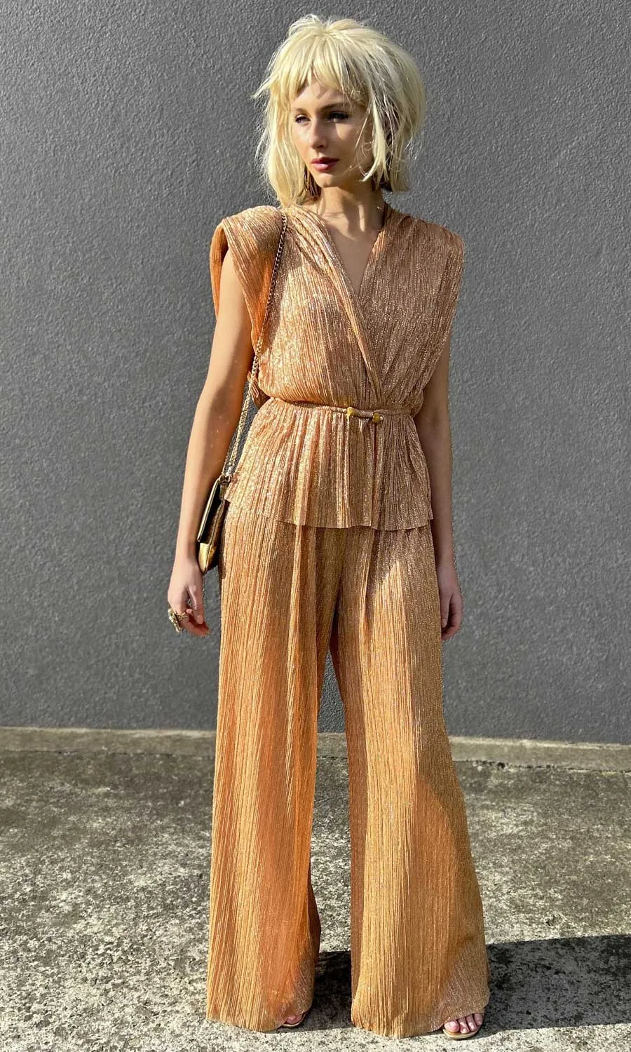 Sabina Musayev Valerie Top - Apricot