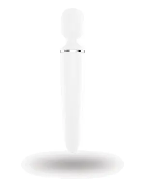 Satisfyer Wand-er Woman - White/Chrome
