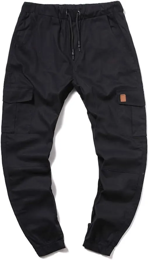 sdbrld Cargo Pants For Men Mens Cargo Pants Solid Drawstring Sport Jogger Cargo Pants Outdoor Casual Hiking Trousers Panrts