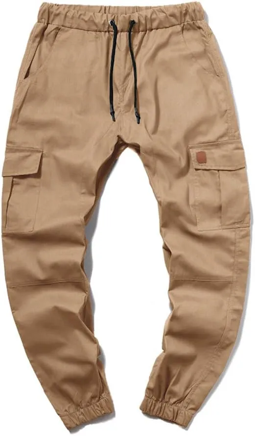 sdbrld Cargo Pants For Men Mens Cargo Pants Solid Drawstring Sport Jogger Cargo Pants Outdoor Casual Hiking Trousers Panrts