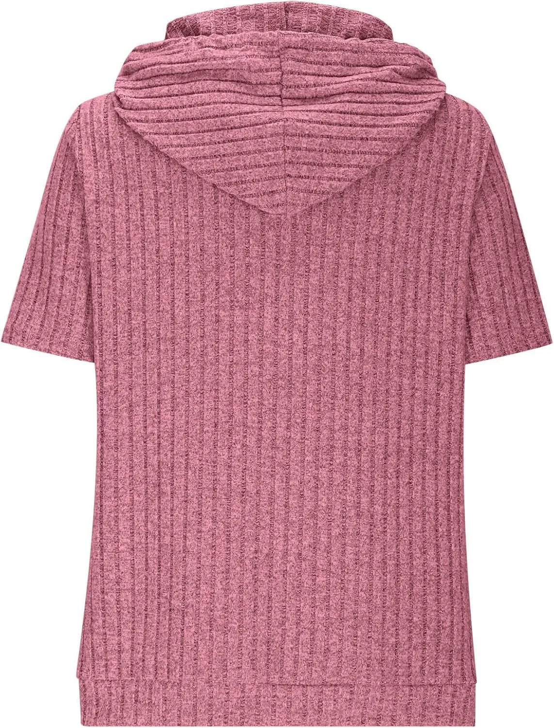 Short Sleeve Hoodies for Women Pullover Oversized Sweatshirts Trendy Casual Shirts Tunic Tops with Pockets Clothes Outfits