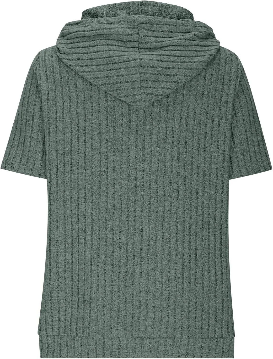 Short Sleeve Hoodies for Women Pullover Oversized Sweatshirts Trendy Casual Shirts Tunic Tops with Pockets Clothes Outfits