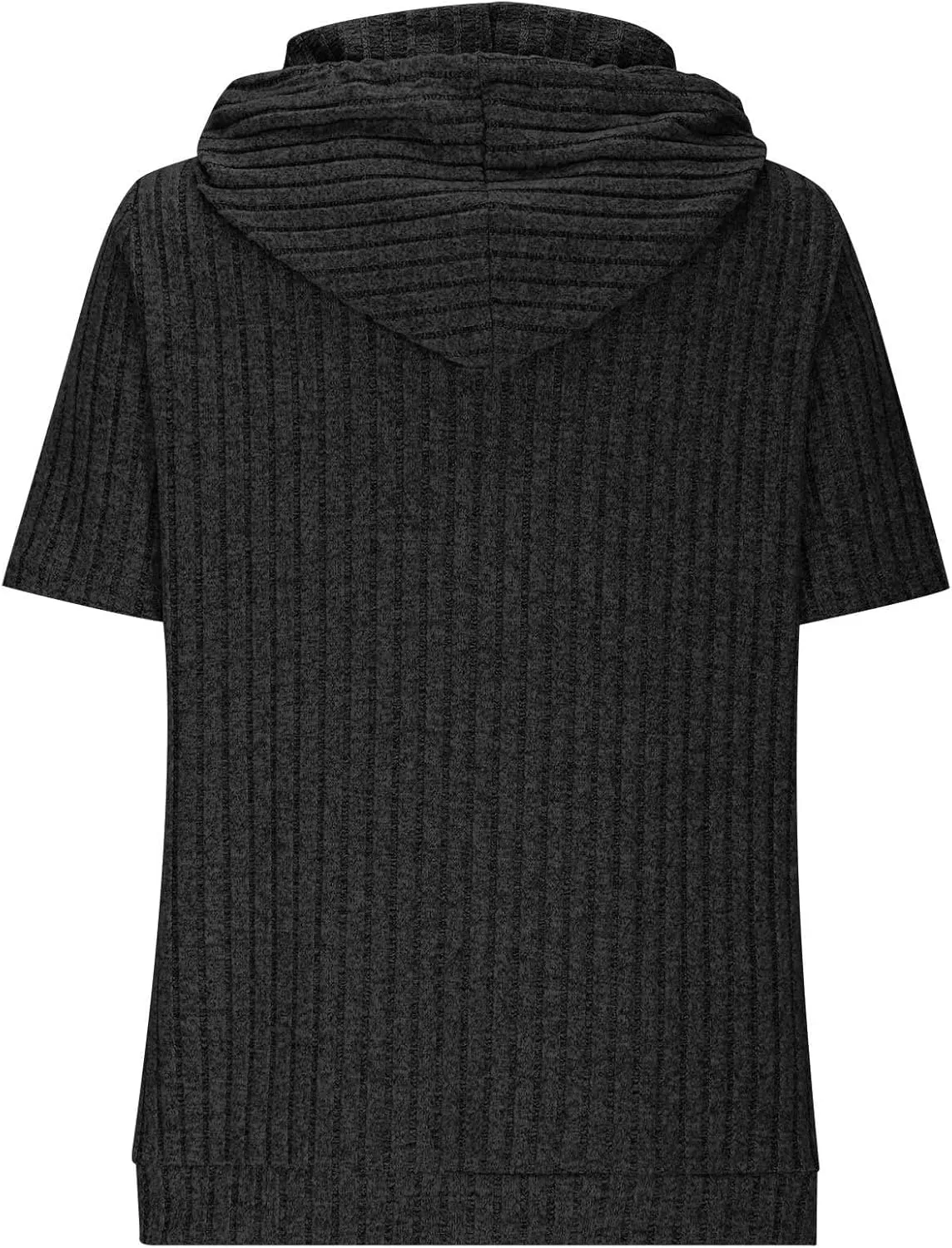 Short Sleeve Hoodies for Women Pullover Oversized Sweatshirts Trendy Casual Shirts Tunic Tops with Pockets Clothes Outfits