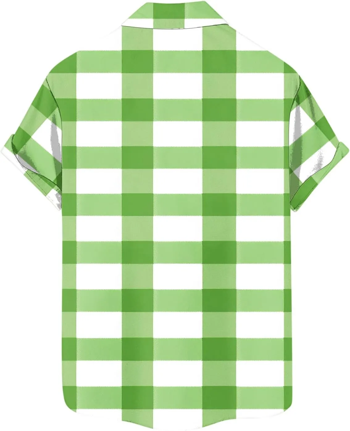 Short Sleeve Summer Tops for Women Plaid Button Down Shirts Casual Loose Fit Shirt Tops Business Work Tees Blouses
