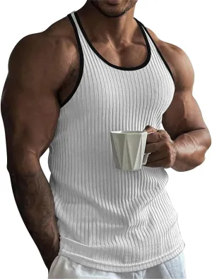 Sleeveless Shirts for Men Casual Loose Fit Men'S Summer Comfort Tank Top Men Tank Top Top Tanks for Men Undershirt