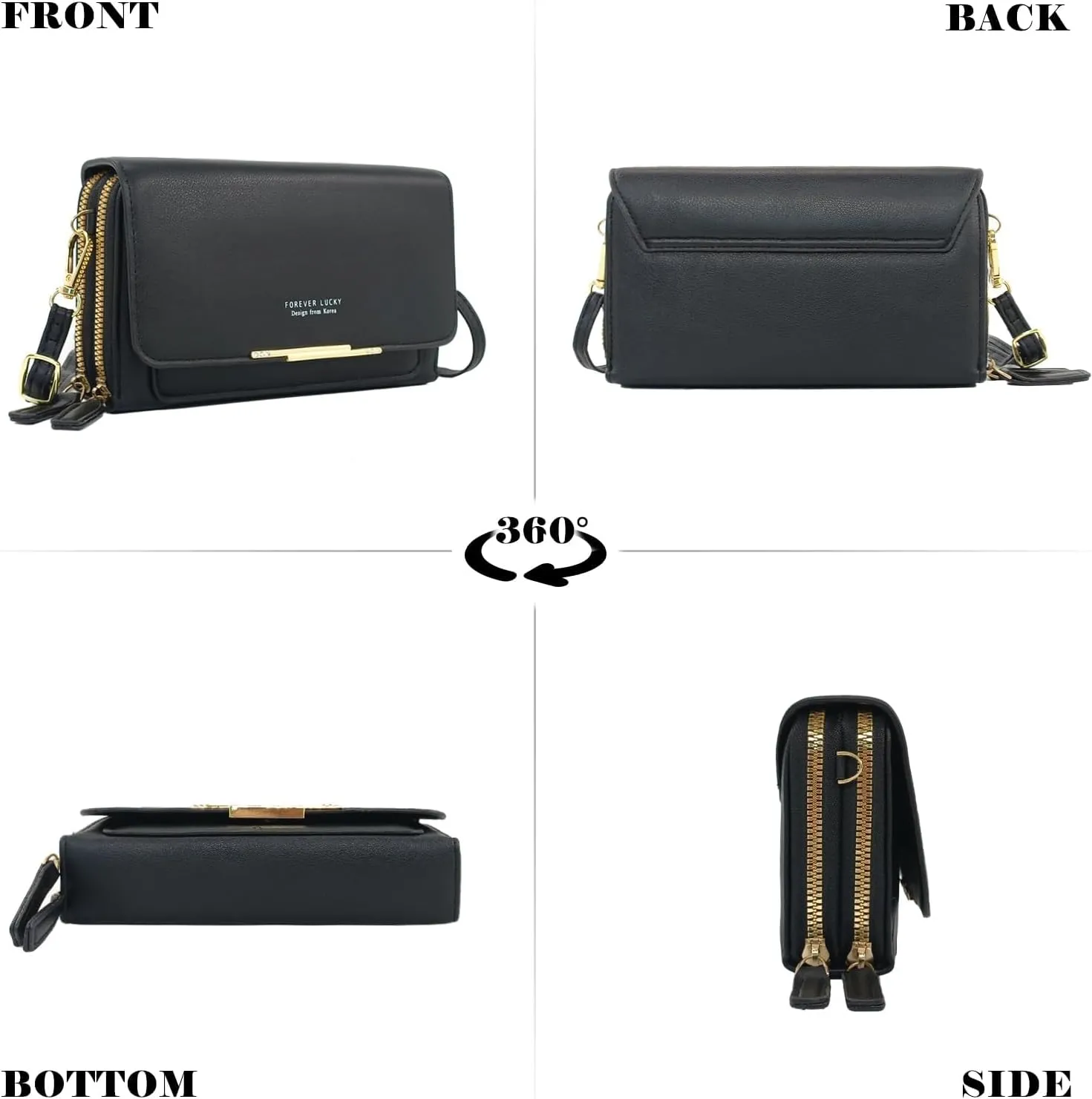 Small Cell Phone Cross Body Bags for Women,Mini Women's Shoulder Wallets