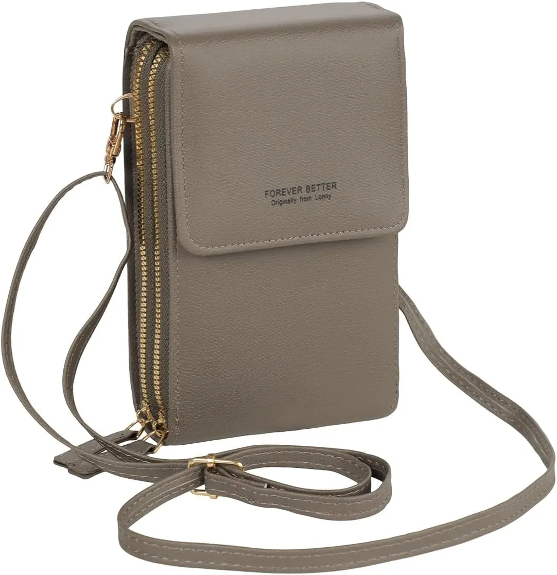 Small Crossbody Cell Phone Bag for Women, Mini Shoulder Purse with Credit Card Slots