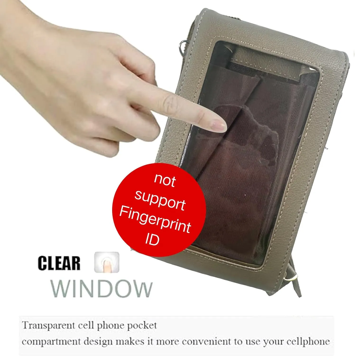 Small Crossbody Cell Phone Bag for Women, Mini Shoulder Purse with Credit Card Slots