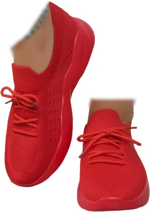 Sneakers For Women Trendy 2025 Slip On Walking Running Tennis Shoes Breathable Athletic Workout Lightweight Sneakers