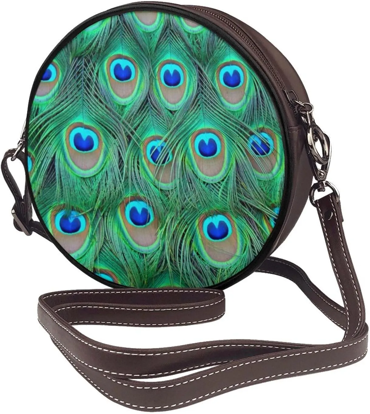 Stylish Handbags Purse Sleek Crossbody Bag with Top Zipper
