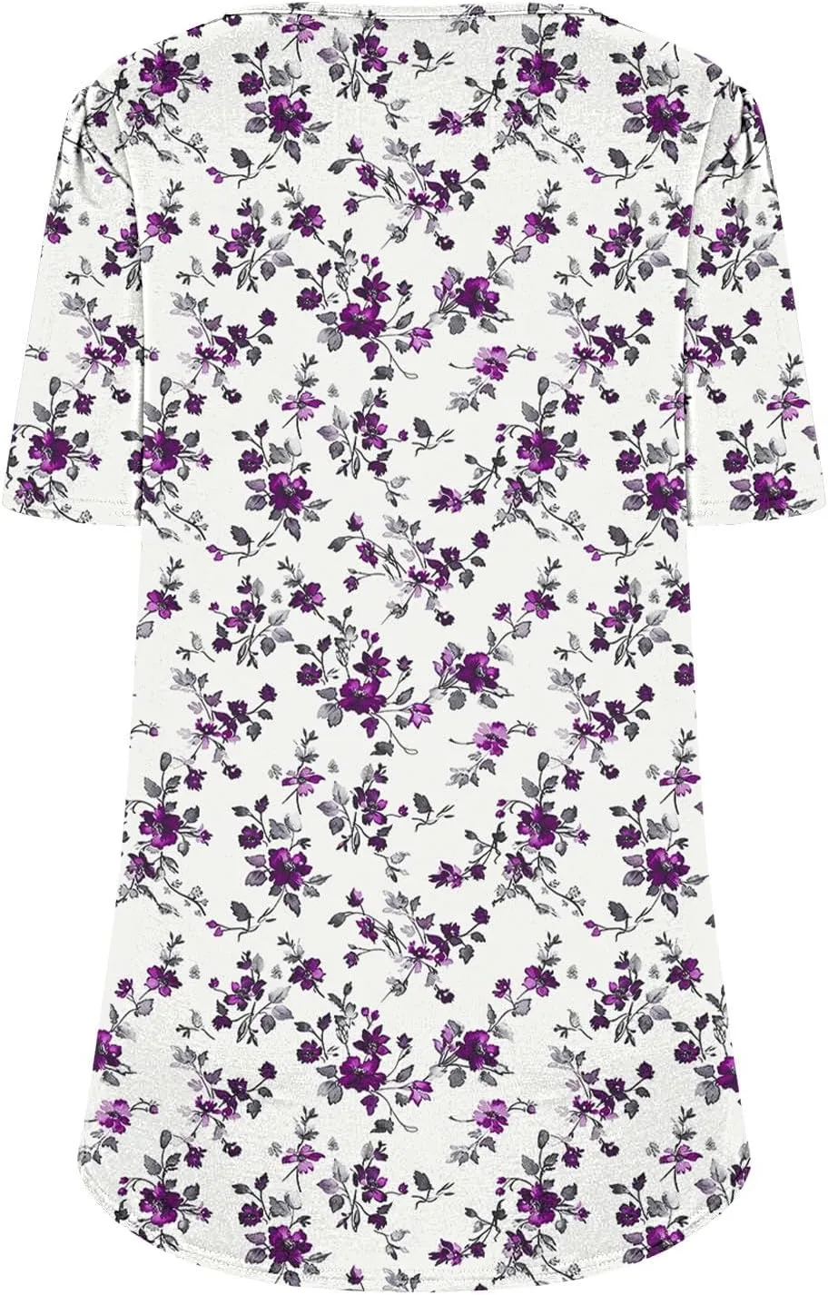 Summer Tops for Women 2025 Short Sleeve Floral Print Graphic Tees Trendy Boho Tops Dressy Casual Tunic Hawaiian Shirt
