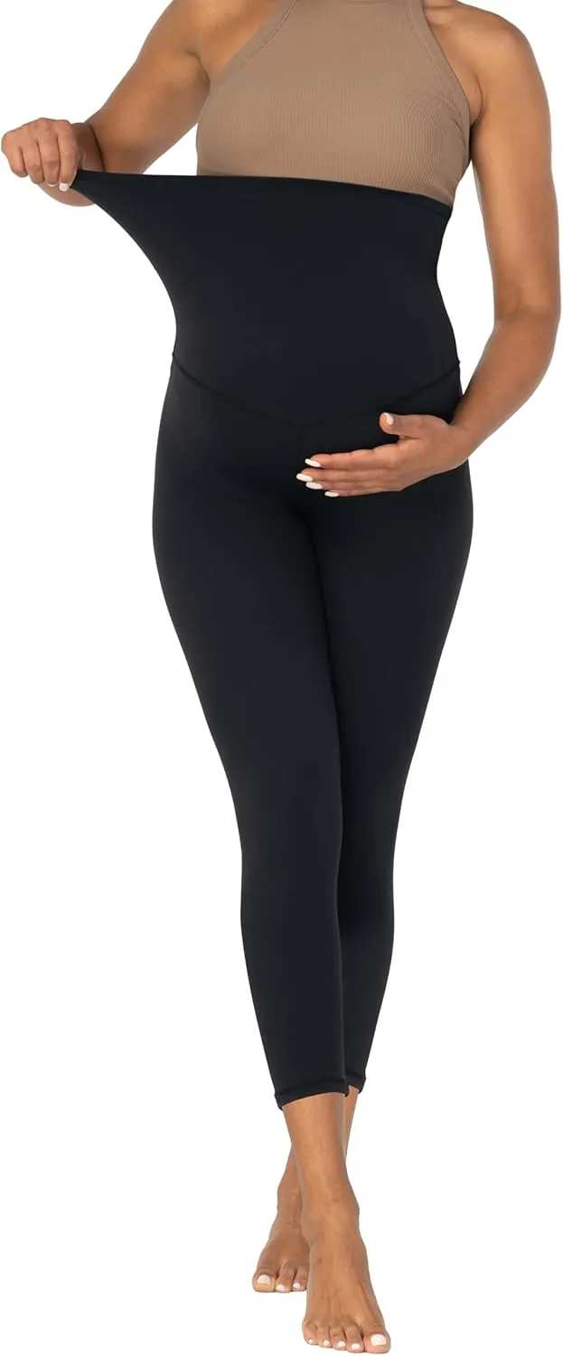 Sunzel Sunzfly Maternity Leggings for Women Over The Belly Buttery Soft Pregnancy Yoga Pants for Spring Summer Workout Lounge