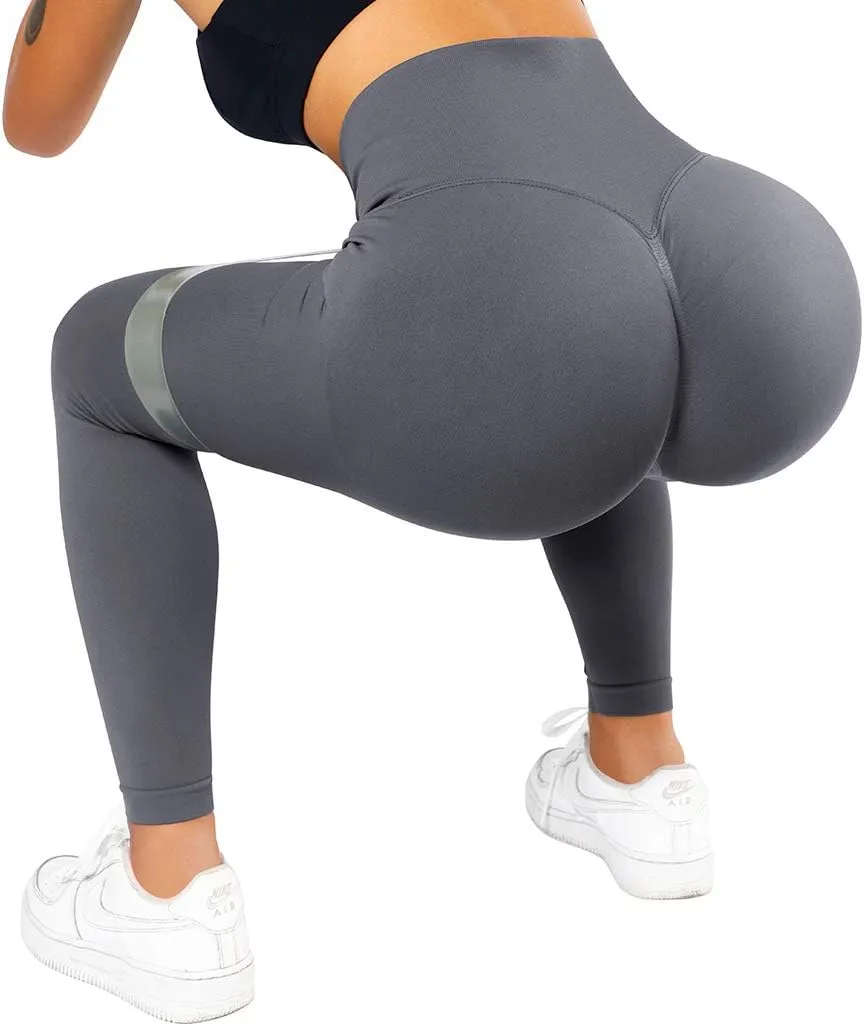 SUUKSESS Women Scrunch Butt Lifting Seamless Leggings Booty High Waisted Workout Yoga Pants