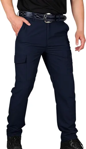 Tactical Pants for Men,Stretch Lightweight Baggy Work Pants Outdoor Waterproof Quick-Dry Hiking Pants with Pockets