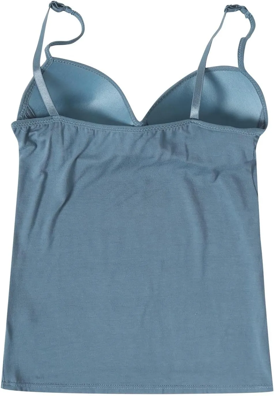 Tank Top with Built in Bra for Women Adjustable Spaghetti Strap Cami Tank Shelf Bra Camisole Tops Undershirts