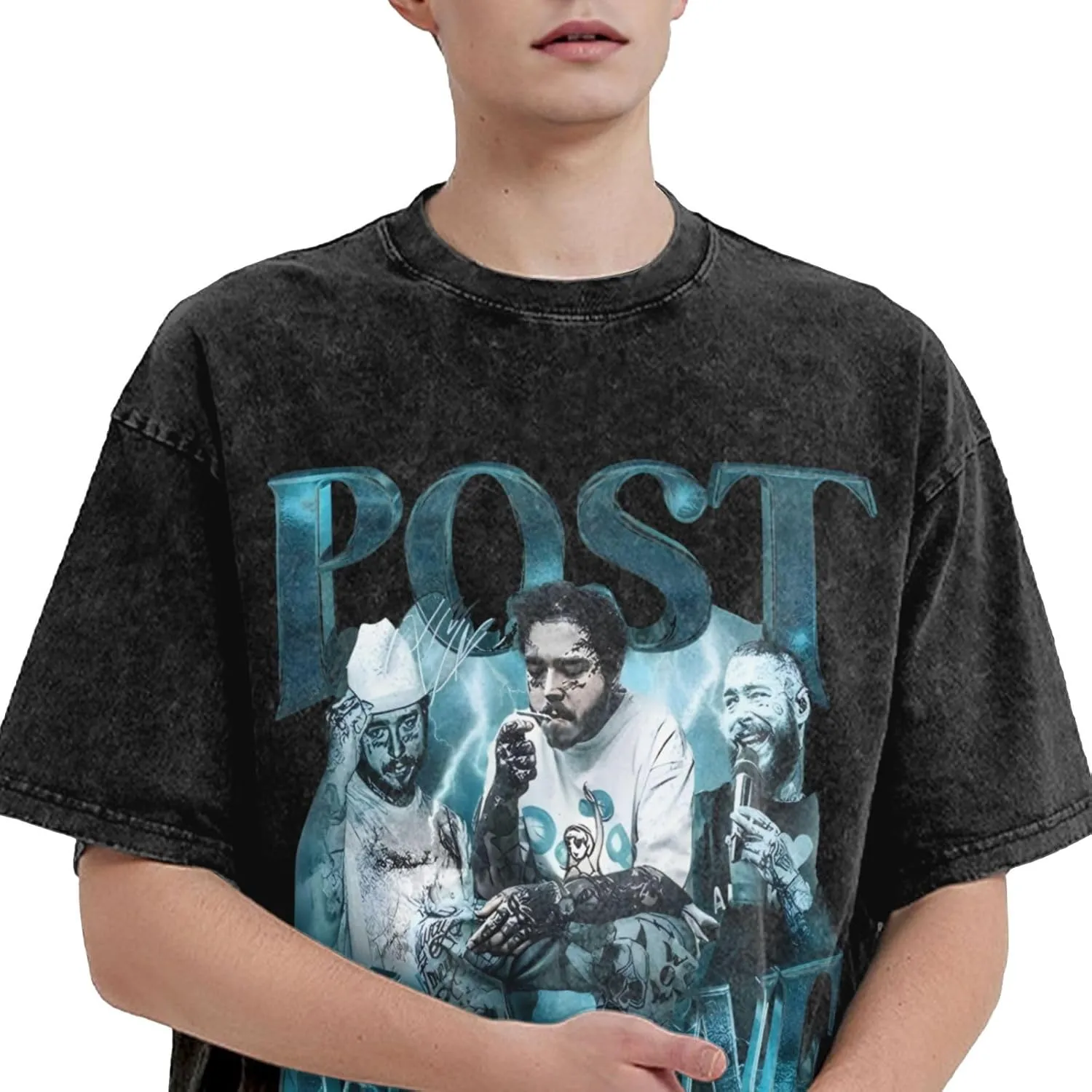 The Big Ass Stadium Tour T-Shirts Men Suitable Interesting Cotton Retro Top Black