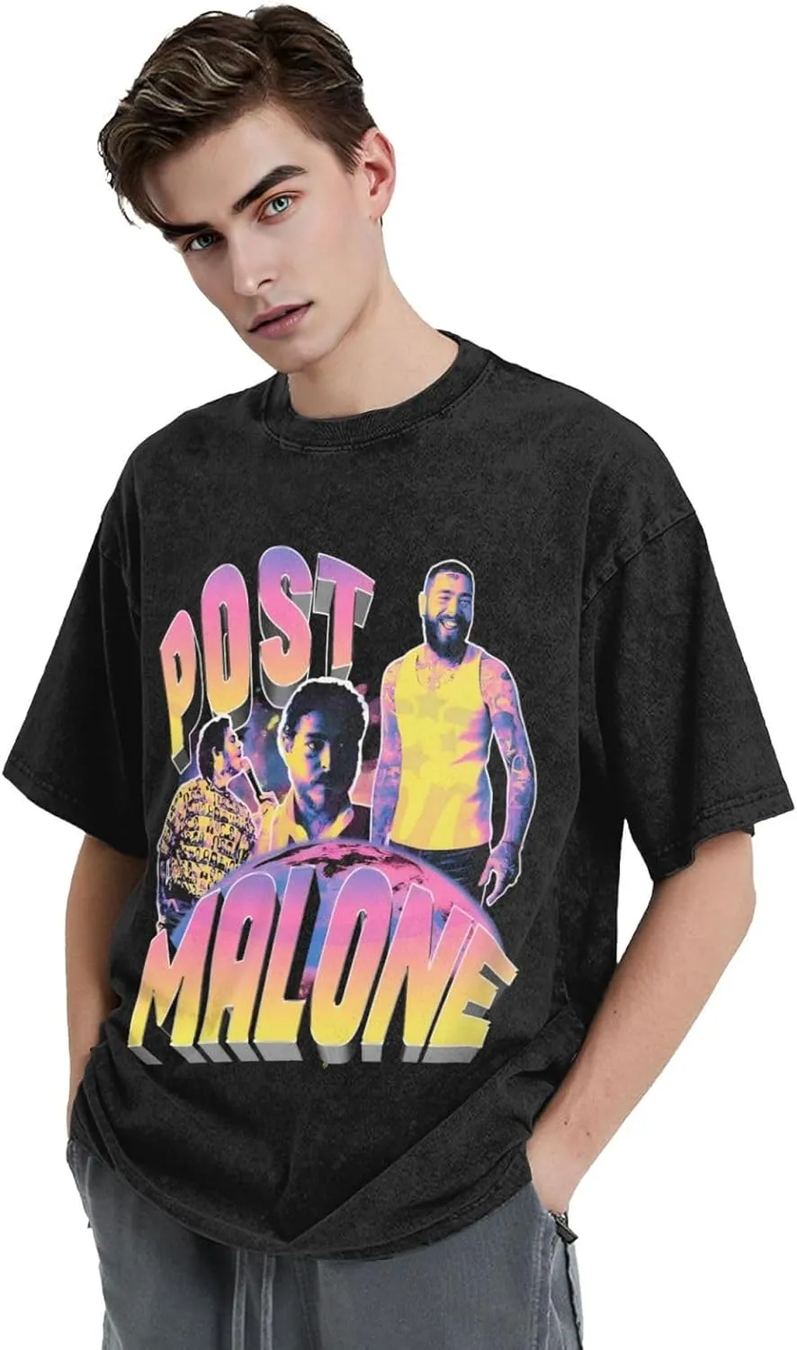 The Big Ass Stadium Tour T-Shirts Men Suitable Interesting Cotton Retro Top Black