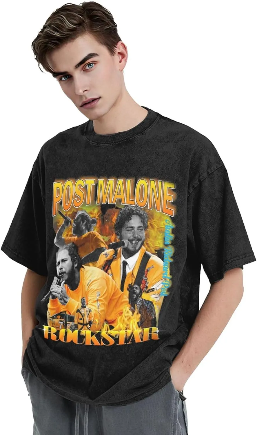 The Big Ass Stadium Tour T-Shirts Men Suitable Interesting Cotton Retro Top Black