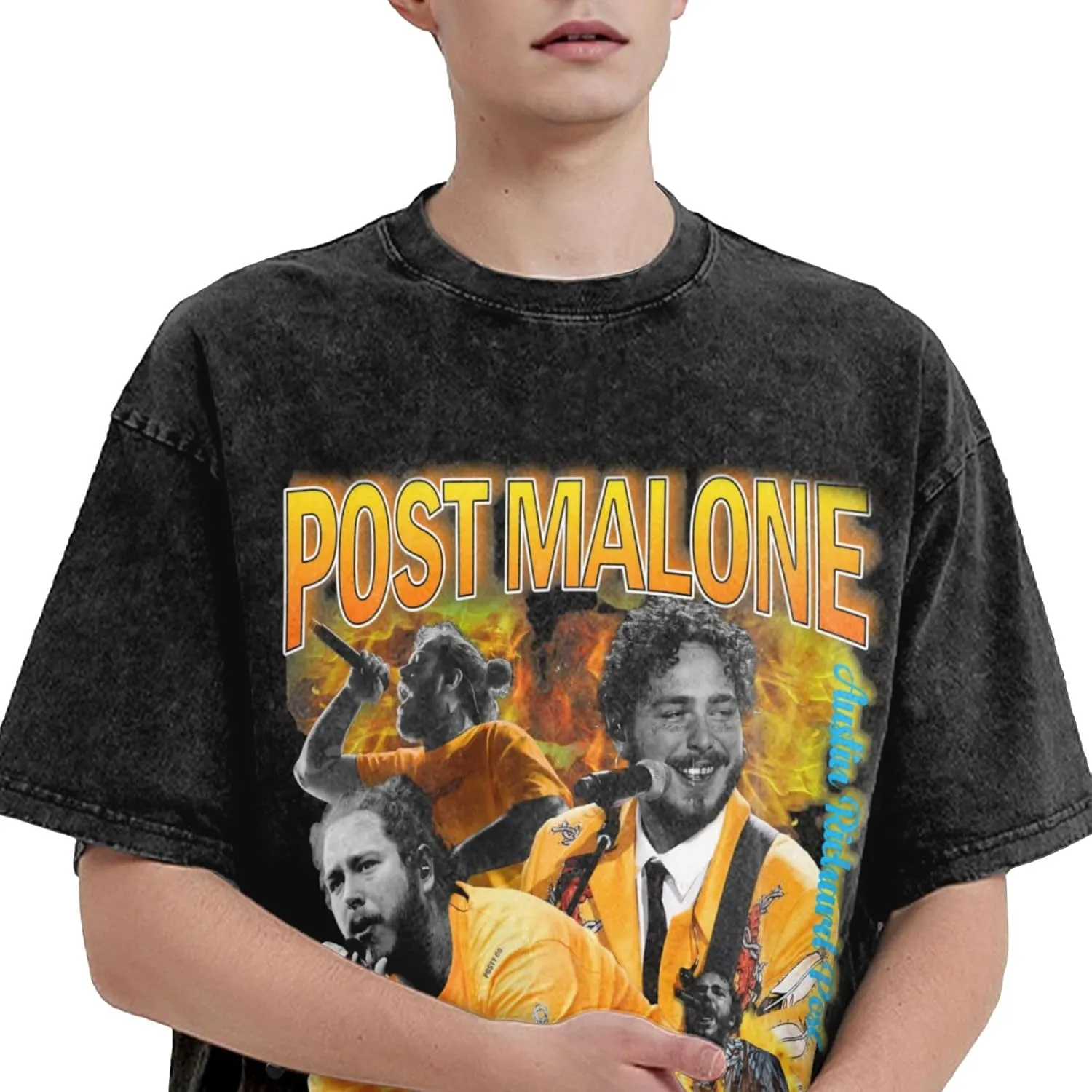 The Big Ass Stadium Tour T-Shirts Men Suitable Interesting Cotton Retro Top Black