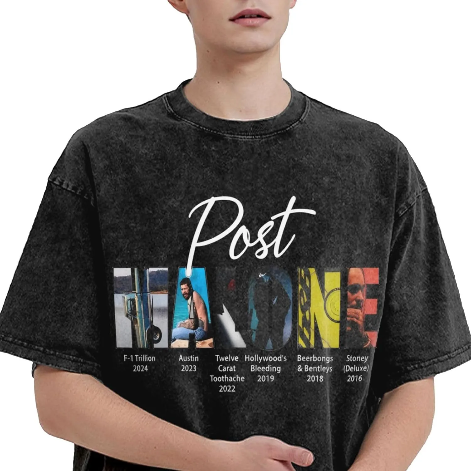 The Big Ass Stadium Tour T-Shirts Men Suitable Interesting Cotton Retro Top Black