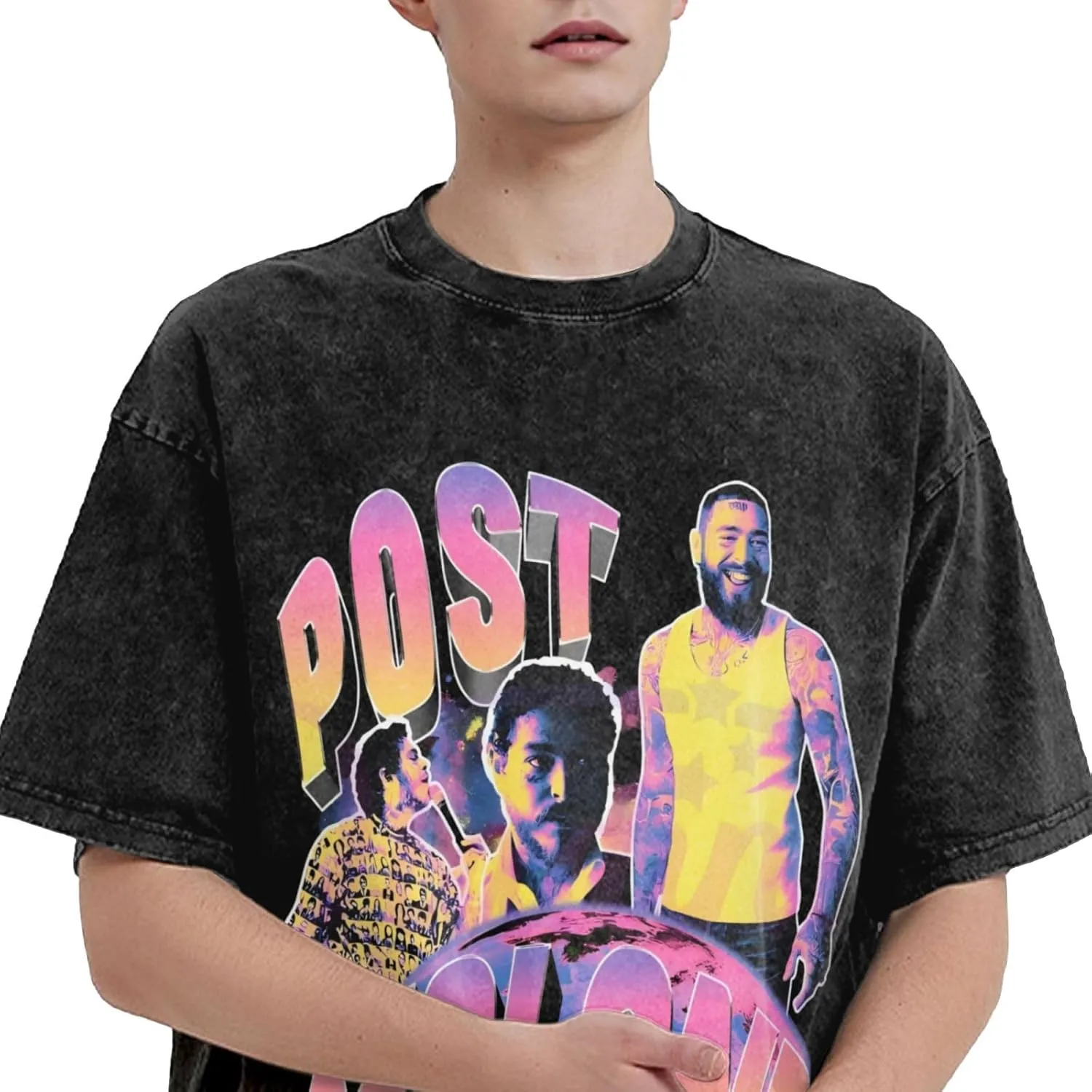 The Big Ass Stadium Tour T-Shirts Men Suitable Interesting Cotton Retro Top Black