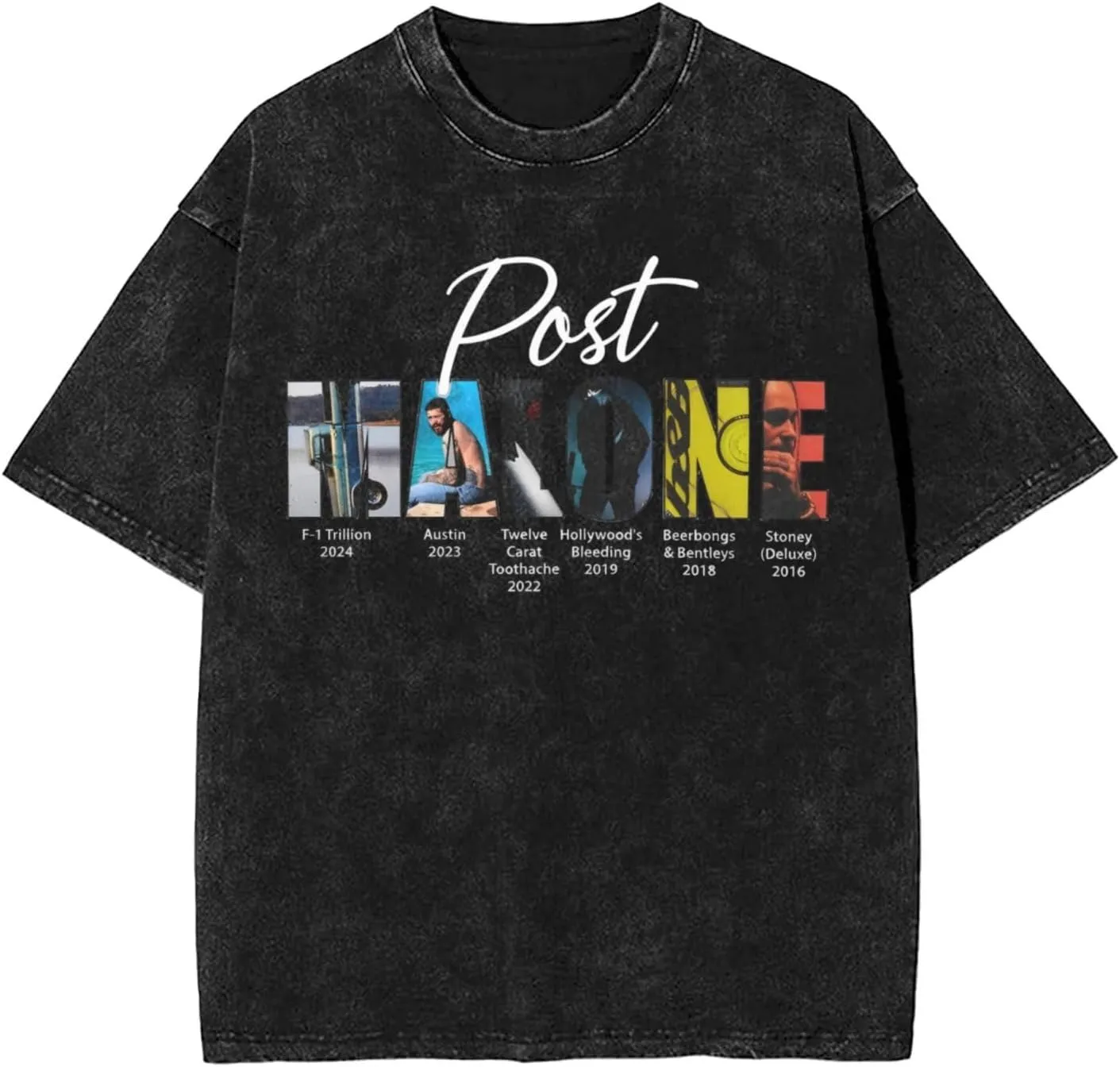 The Big Ass Stadium Tour T-Shirts Men Suitable Interesting Cotton Retro Top Black