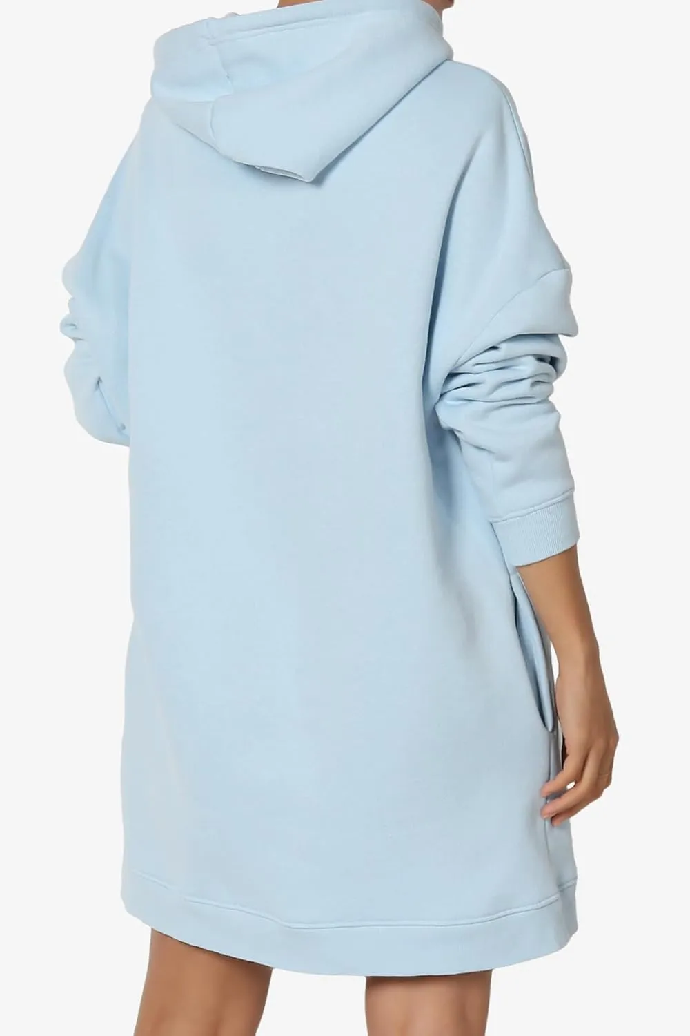 TheMogan Women's S~3X Basic Oversized Pullover Long Hoodie Loose Fit Fleece Tunic Sweatshirts