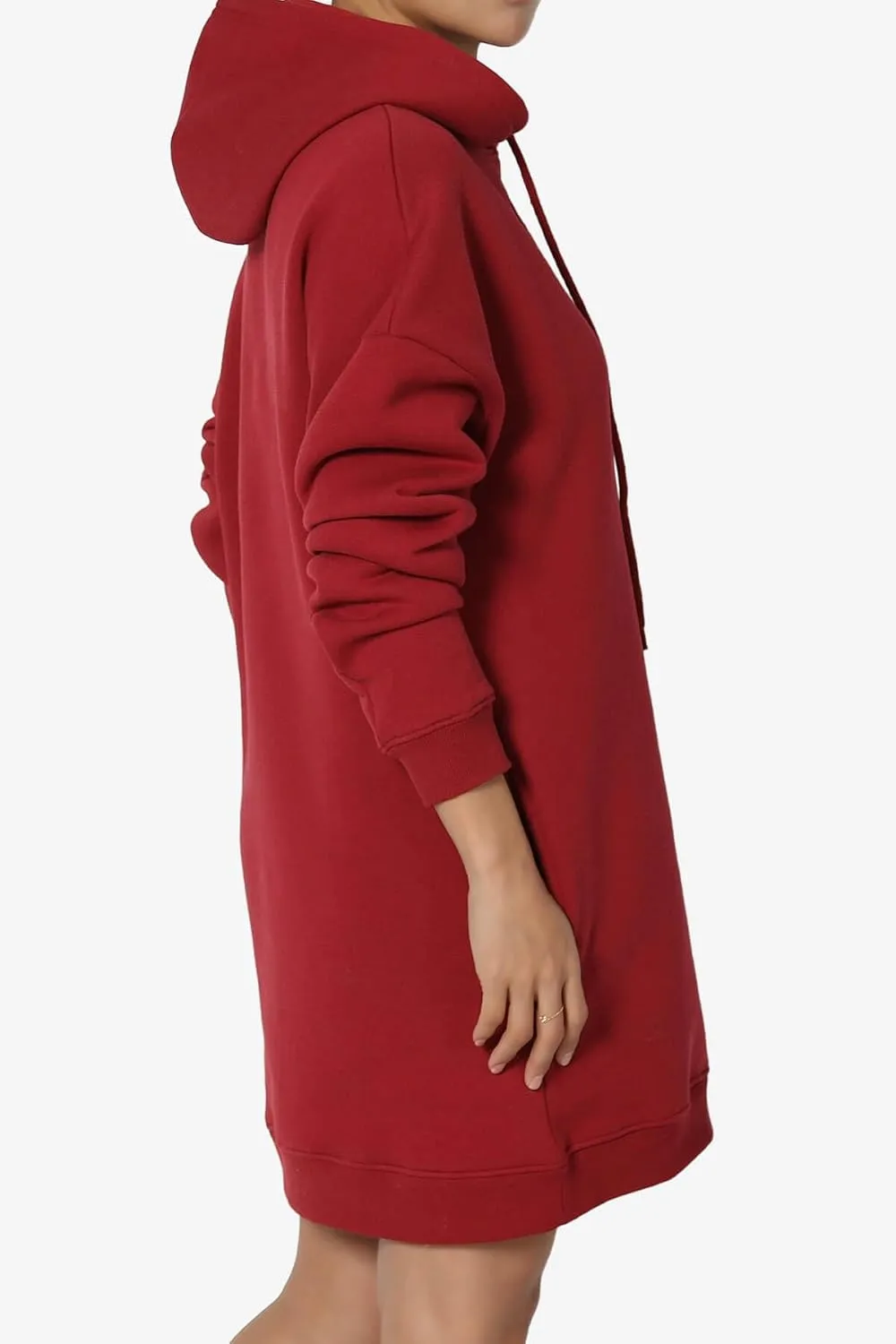 TheMogan Women's S~3X Basic Oversized Pullover Long Hoodie Loose Fit Fleece Tunic Sweatshirts