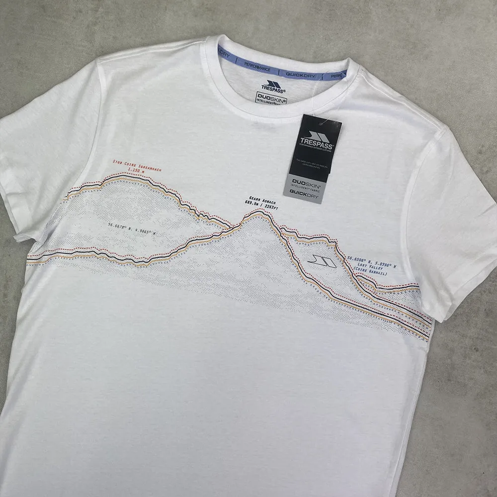 Trespass Graphic T-shirt White