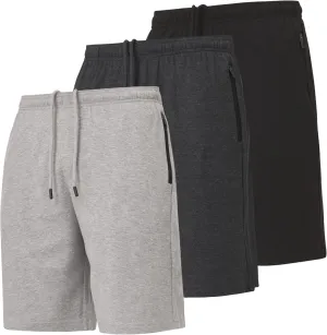 Ultra Performance 3 Pack Mens Shorts Casual Men's Athletic Short Workout Gym Shorts for Men with Zipper Pockets, Small - 5X