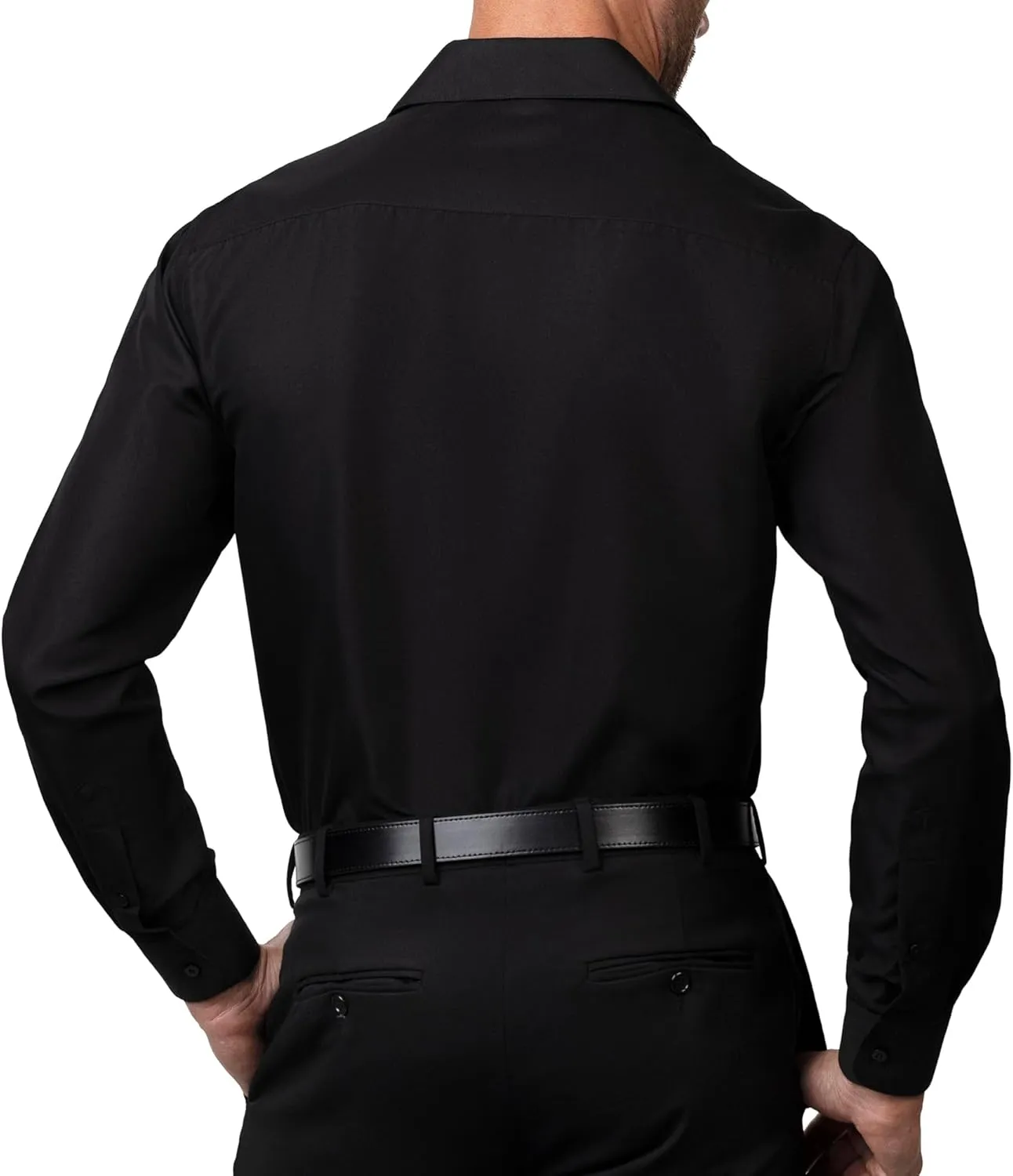 U.S. Polo Assn. Regular Fit Long Sleeve Button Down Dress Shirts for Men Wrinkle Free Long Sleeve Shirt Mens Formal Stretch