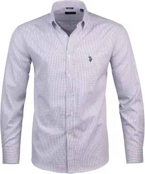 U.S. Polo Assn. Regular Fit Long Sleeve Button Down Dress Shirts for Men Wrinkle Free Long Sleeve Shirt Mens Formal Stretch
