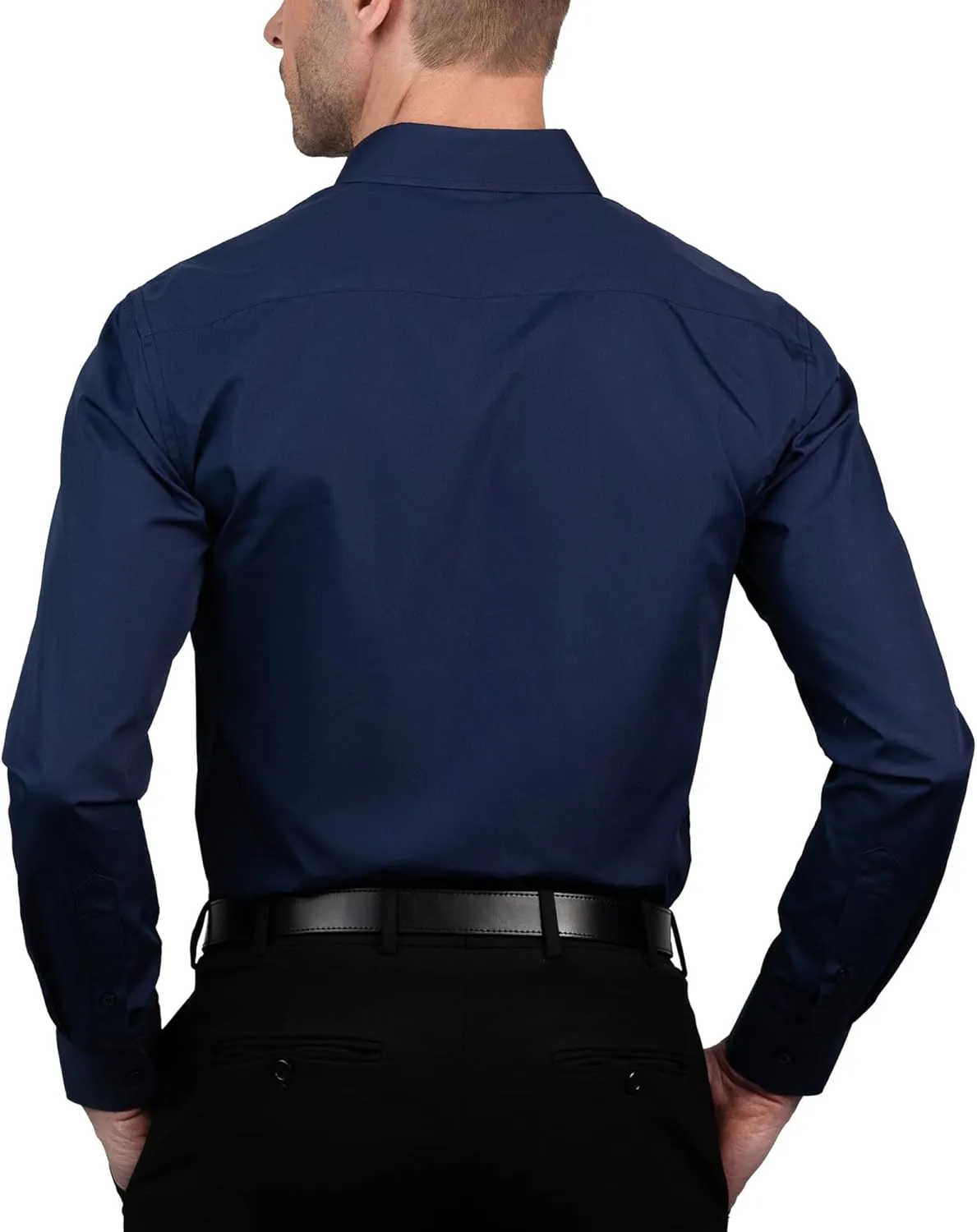 U.S. Polo Assn. Regular Fit Long Sleeve Button Down Dress Shirts for Men Wrinkle Free Long Sleeve Shirt Mens Formal Stretch