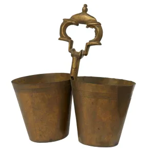 Vintage bronze cups