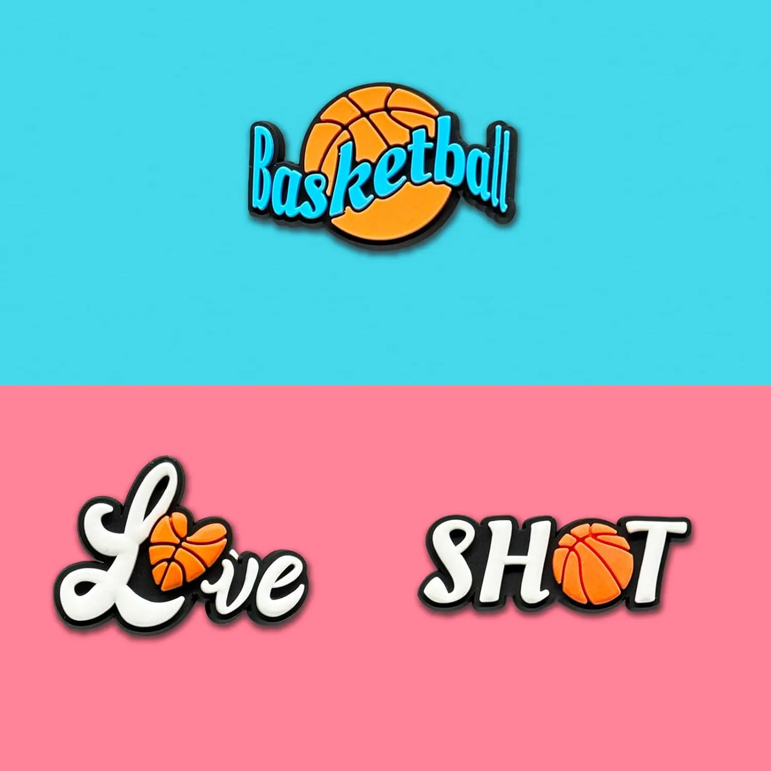 Volleyball Basketball Hockey Pickleball Sports Ball Shoe Charms Fit for Clog Sandals Decoration, Ballet Cheer Surf Shoe Charms for Party Favor
