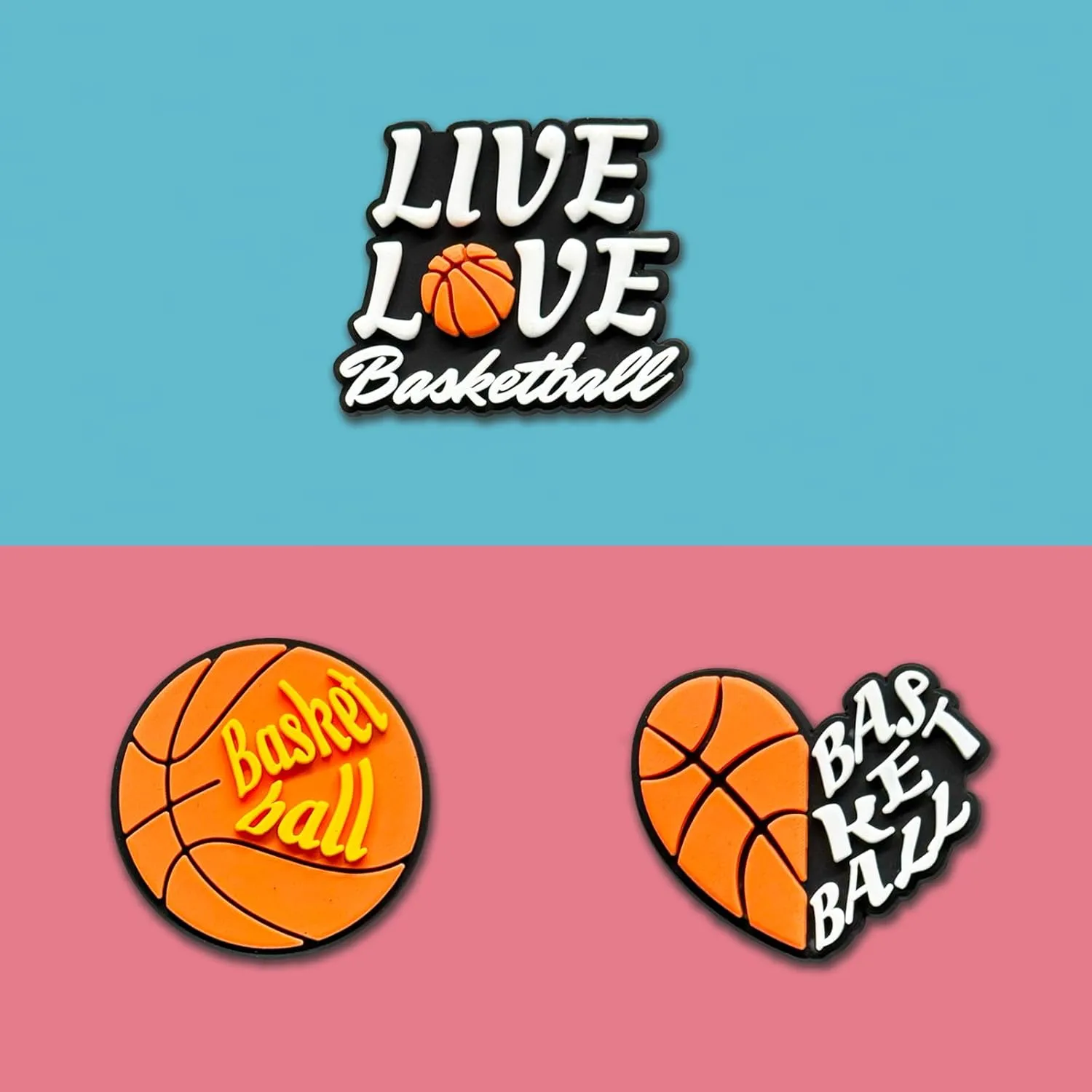 Volleyball Basketball Hockey Pickleball Sports Ball Shoe Charms Fit for Clog Sandals Decoration, Ballet Cheer Surf Shoe Charms for Party Favor