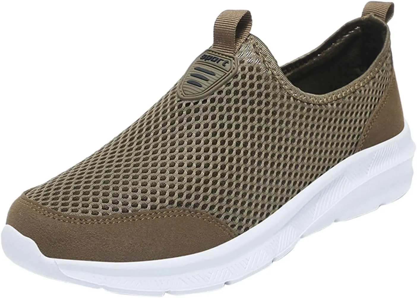 Walking Shoes for Mens Slip On Tennis Sneakers Lightweight Breathable Slip in Shoes Running Shoes Workout Shoes