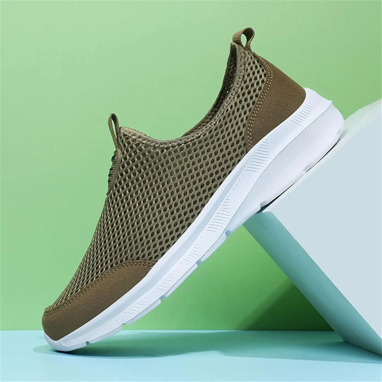 Walking Shoes for Mens Slip On Tennis Sneakers Lightweight Breathable Slip in Shoes Running Shoes Workout Shoes