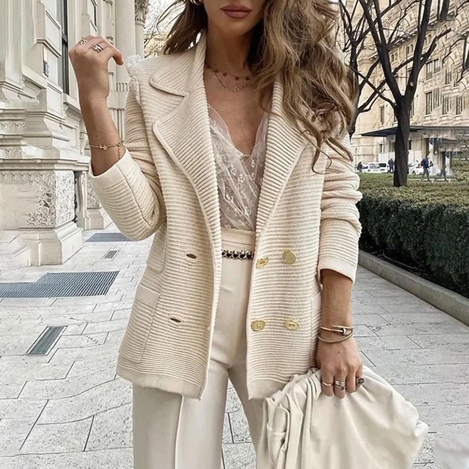 Winter Jackets for Women Long Sleeve Turndown Collar Blazer Casual Comfy Button up Corduroy Coats Outerwear
