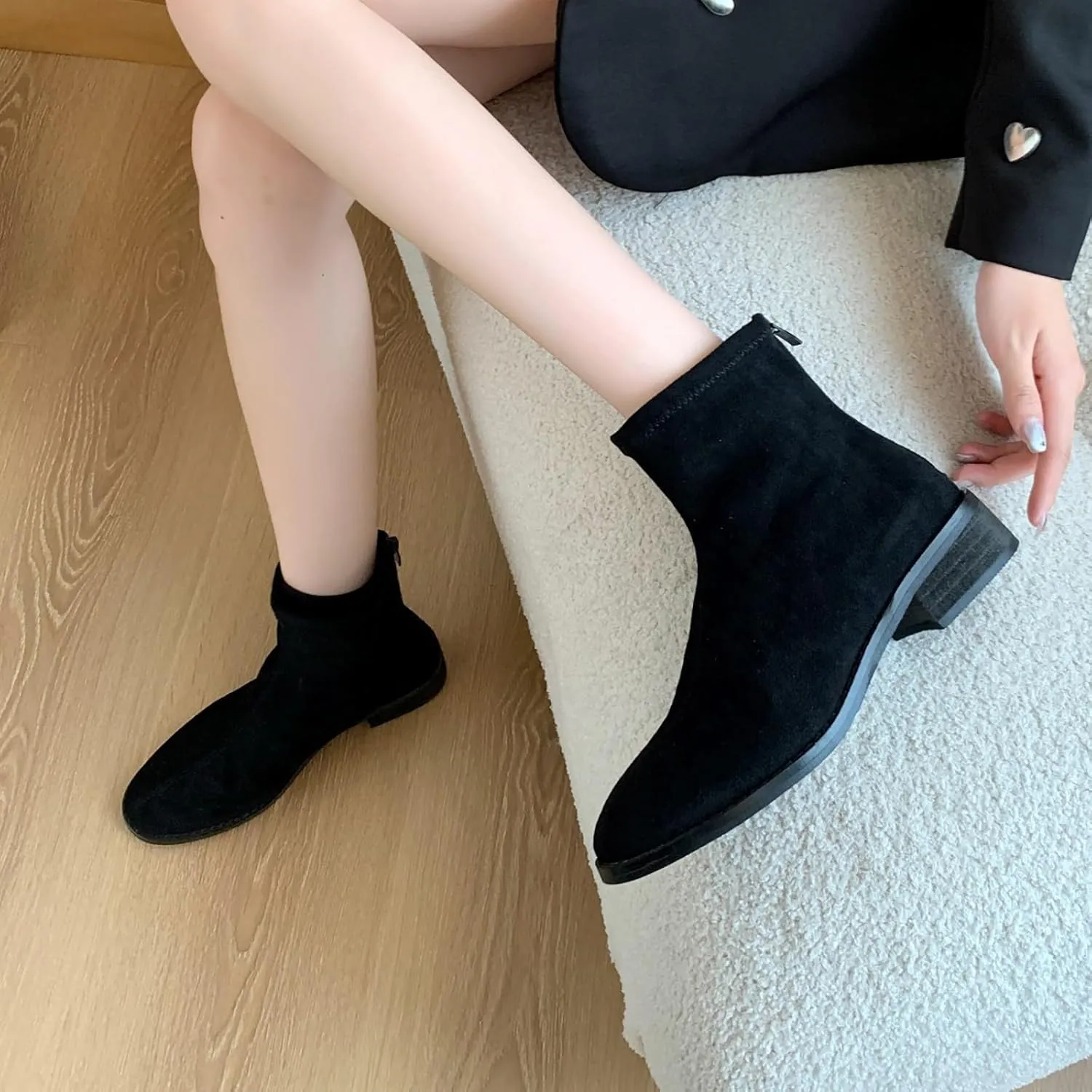 Women Ankle Boots Flat Booties for Women Leopard Boots for Women Walking Cradles Women Womens Ankle Boots Wedge Heel Dark Brown Ankle Boots for Women Low Heel