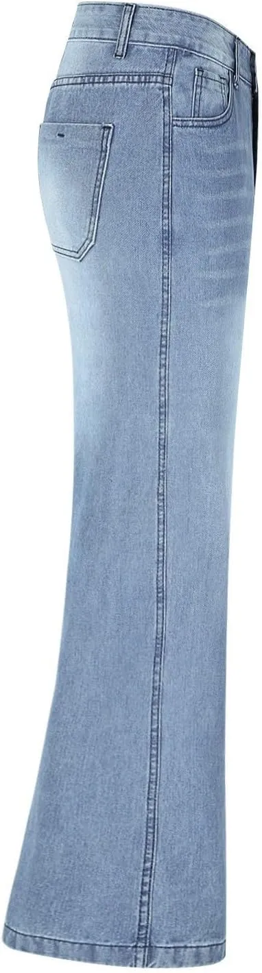 Women Boyfriend Jeans Pants Loose Fit High Waisted Straight Baggy Denim Wide Leg Jeans Y2K Streetwear with Pockets