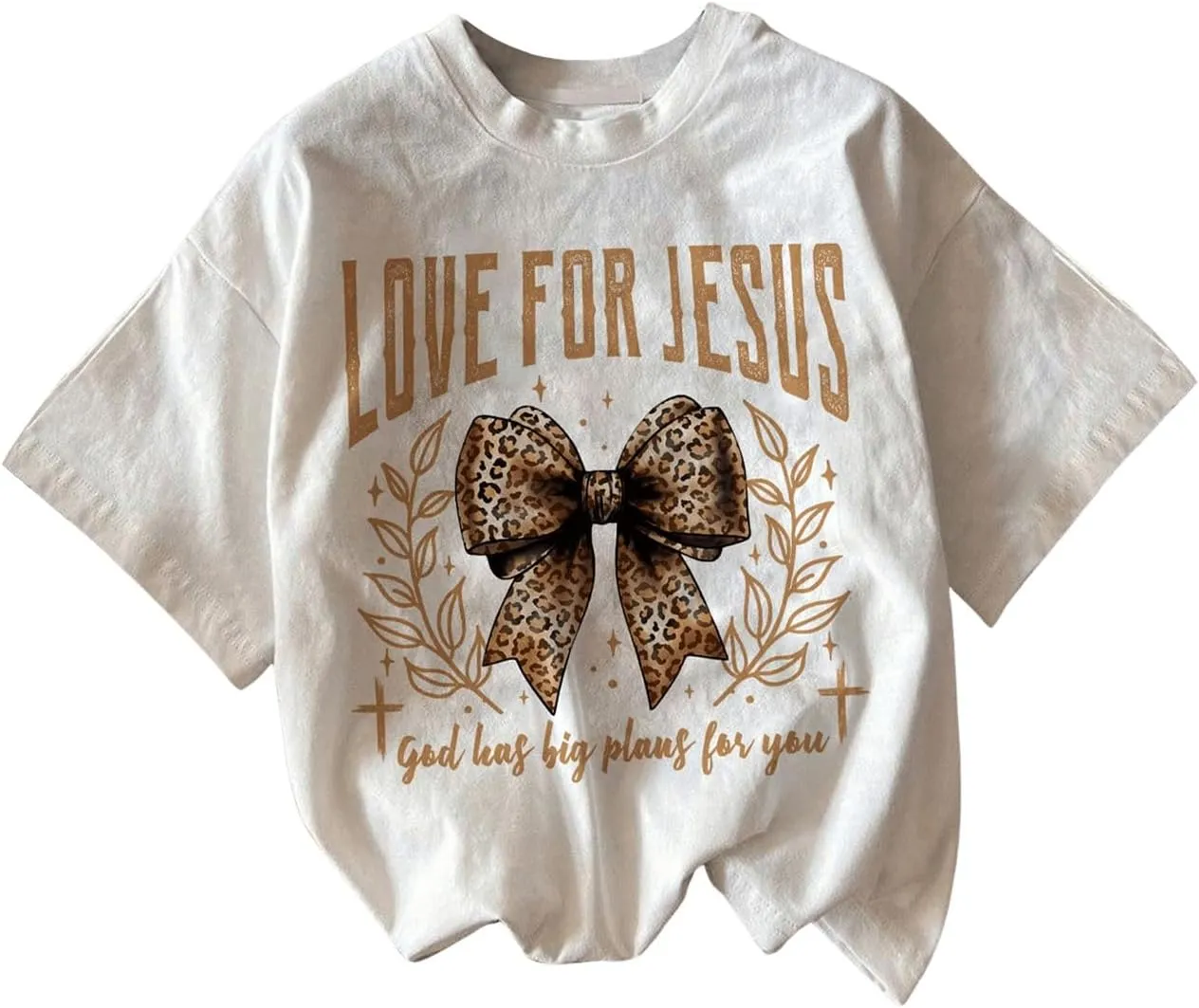 Women's Cherry Bow Graphic Tees Short Sleeve Crew Neck Summer T Shirt Tops for Women Trendy