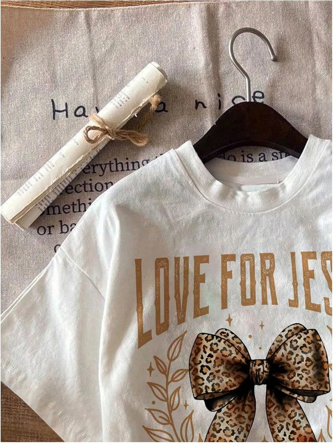 Women's Cherry Bow Graphic Tees Short Sleeve Crew Neck Summer T Shirt Tops for Women Trendy