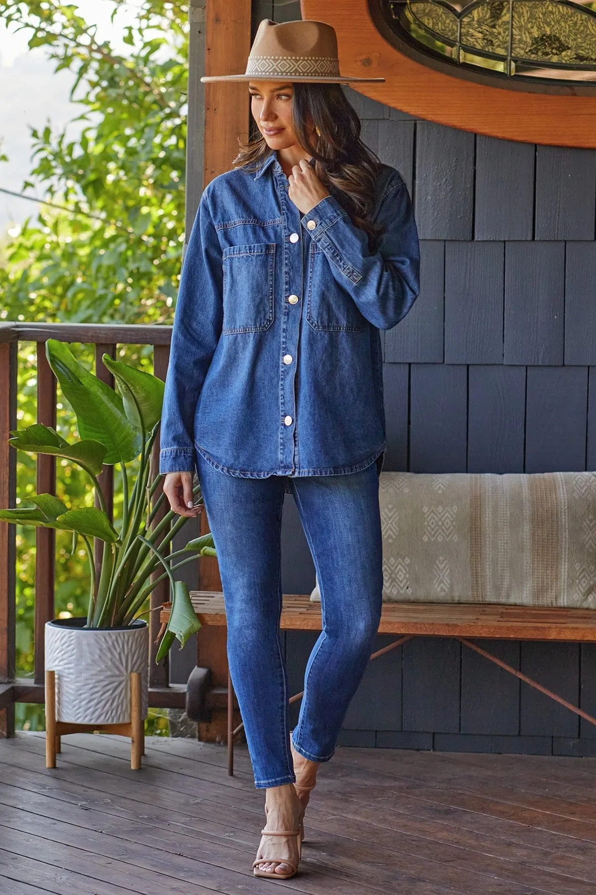 Women's Curvy Fit High Rise Skinny Jeans