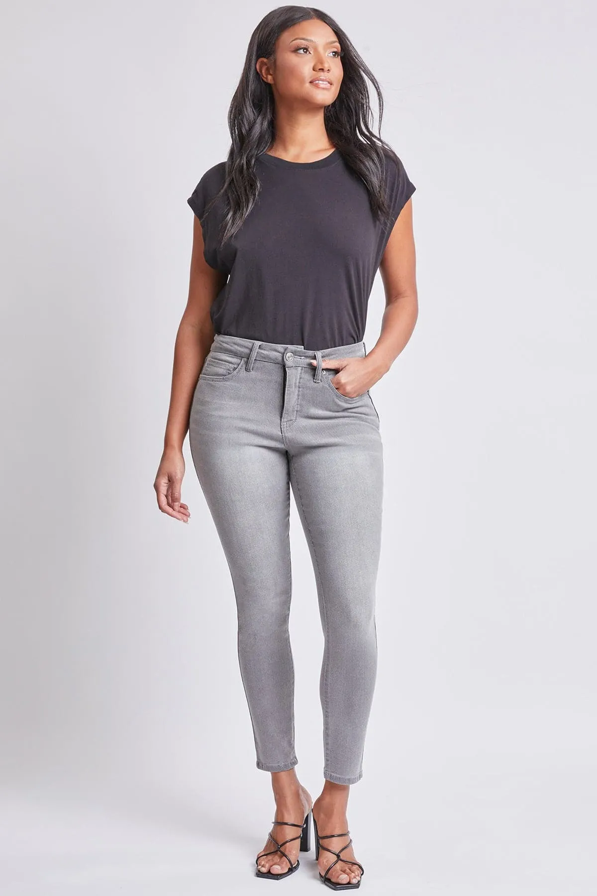 Women's Curvy Fit High Rise Skinny Jeans