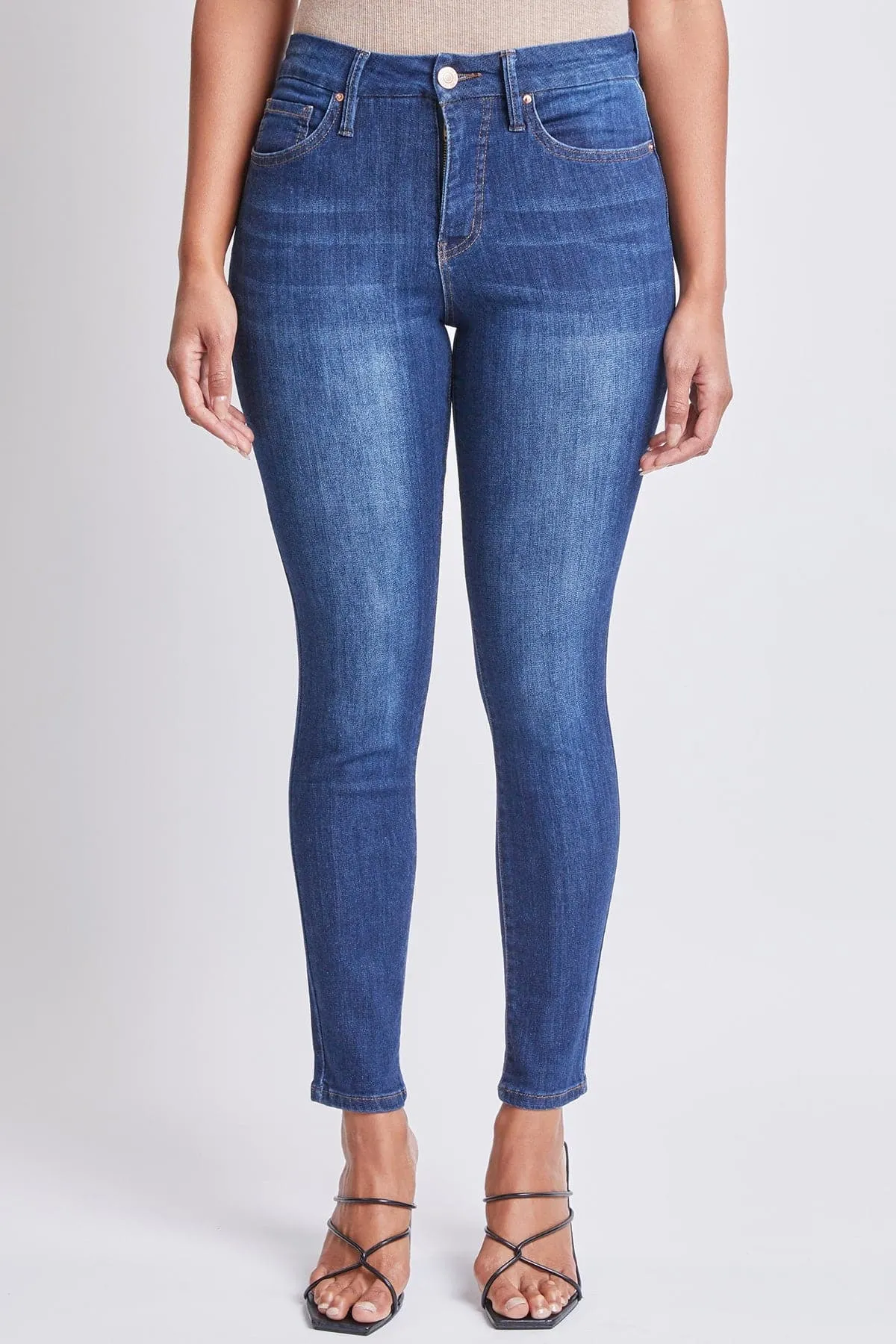 Women's Curvy Fit High Rise Skinny Jeans